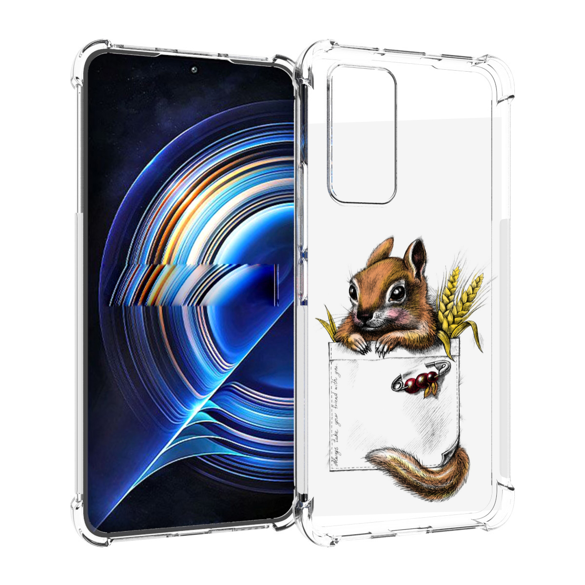 

Чехол MyPads Белочка для Tecno Camon 19 Neo, Прозрачный, Tocco
