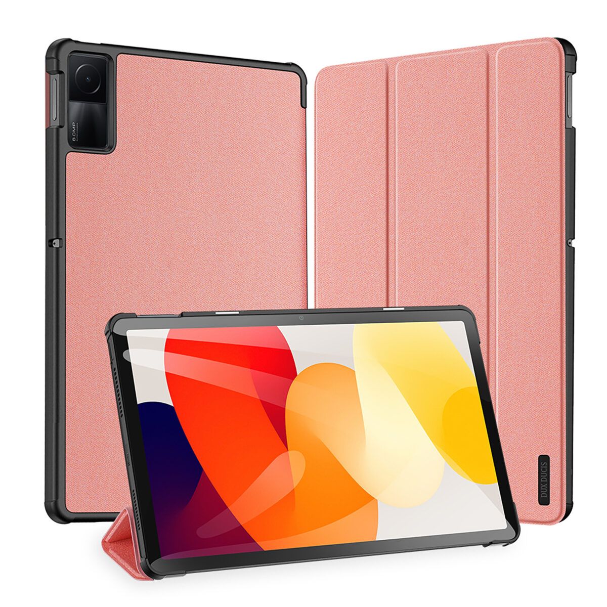 Чехол книжка Dux Ducis для Xiaomi Redmi Pad SE 11, Domo series розовый