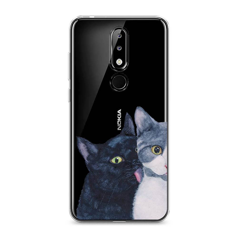 

Чехол Awog на Nokia 5.1 Plus (X5) / Нокиа 5.1 Plus (X5) "Кошачья любовь", Синий, 121950-1