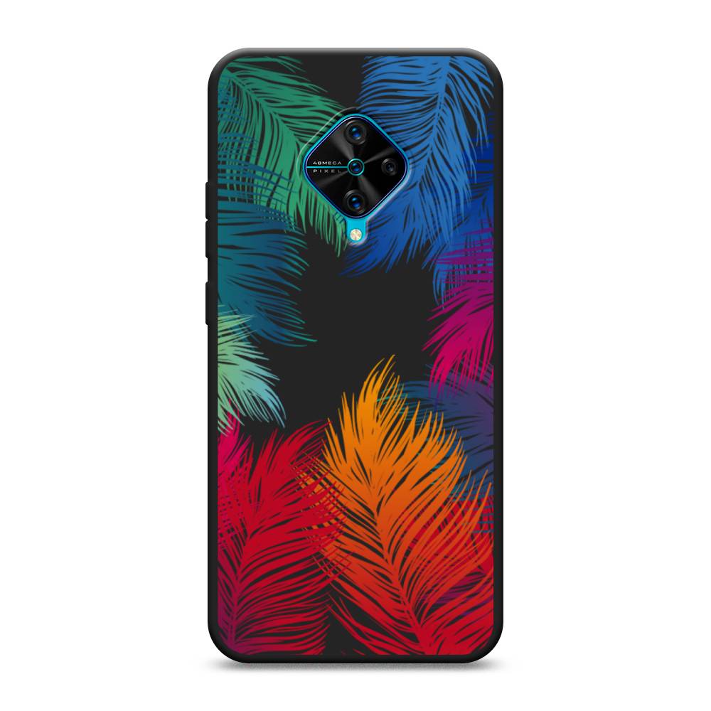 

Чехол Awog на Vivo Y9s "Рамка из перьев", Разноцветный, 262452-1