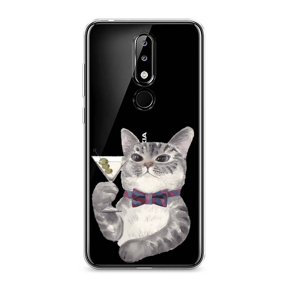 

Чехол Awog "Кот джентльмен" для Nokia 5.1 Plus (X5)