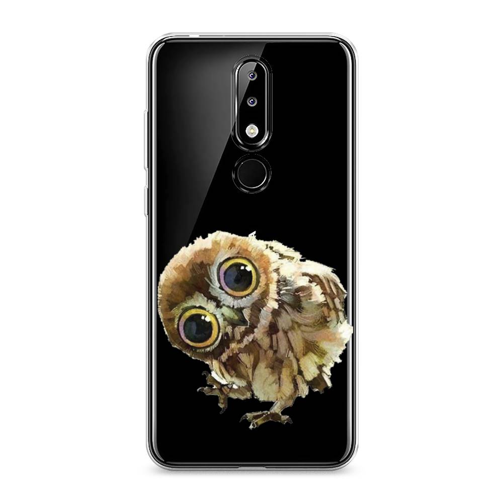 

Чехол Awog на Nokia 5.1 Plus (X5) / Нокиа 5.1 Plus (X5) "Любопытный совенок", Коричневый;белый;прозрачный, 121950-1