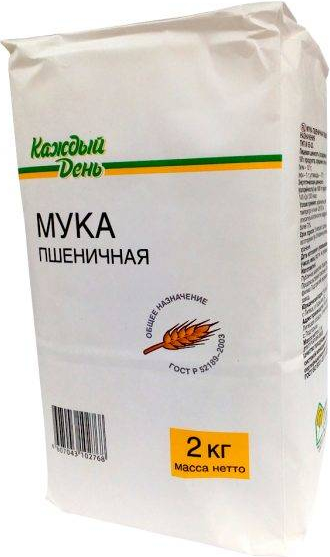 

Мука Каждый день пшеничная 2 кг