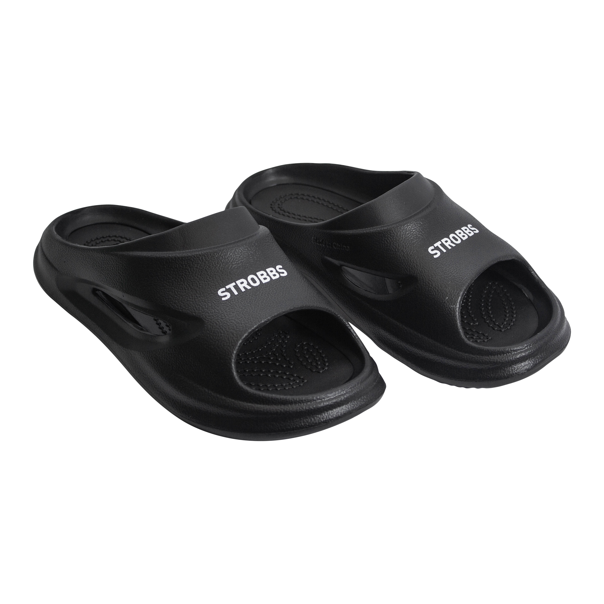 

Сланцы мужские Strobbs С3599-3 черные 44 RU, Черный, С3599-3