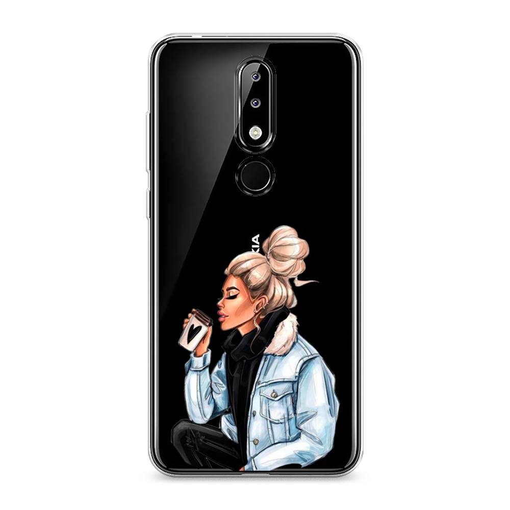 

Чехол Awog на Nokia 5.1 Plus (X5) / Нокиа 5.1 Plus (X5) "Cute girl", Коричневый;бежевый, 121950-7