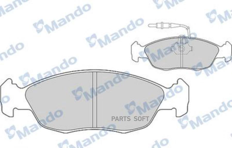 

Тормозные колодки Mando mbf015114