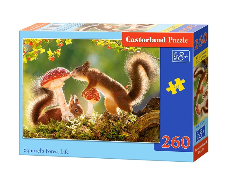 

Пазл Castorland MIDI Белки и мухомор 260 дет. В2-27521