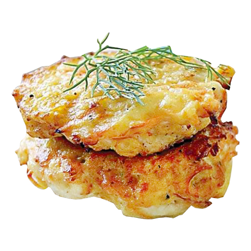 

Оладьи куриные Mr. Food жареные охлажденные +-200 г