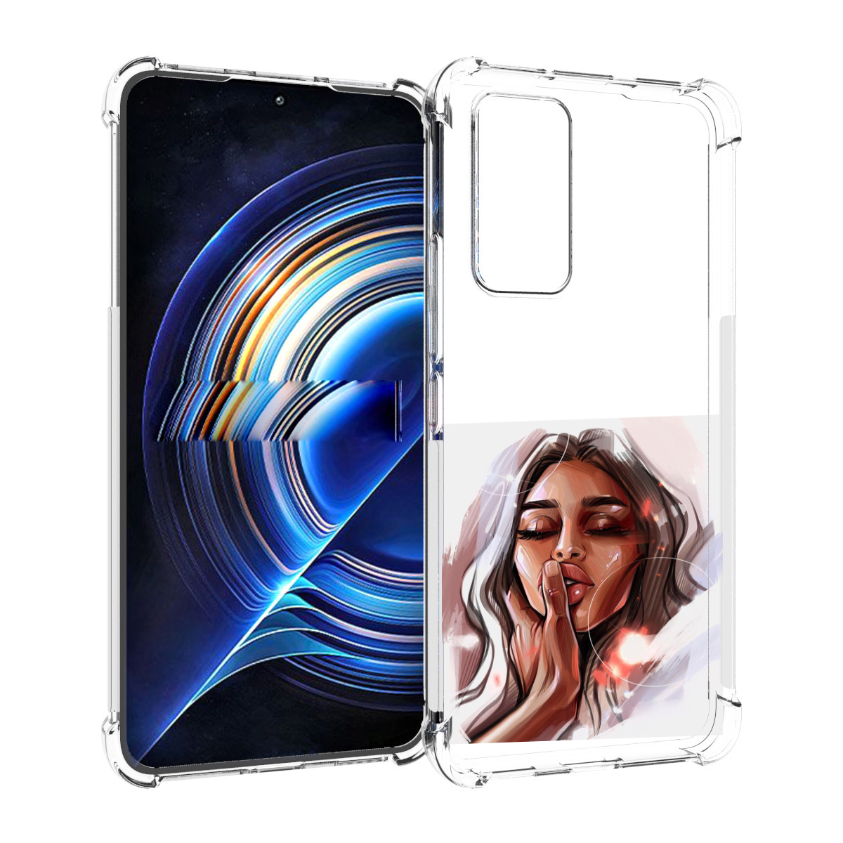 

Чехол MyPads Большие-губы женский для Tecno Camon 19 Neo, Прозрачный, Tocco