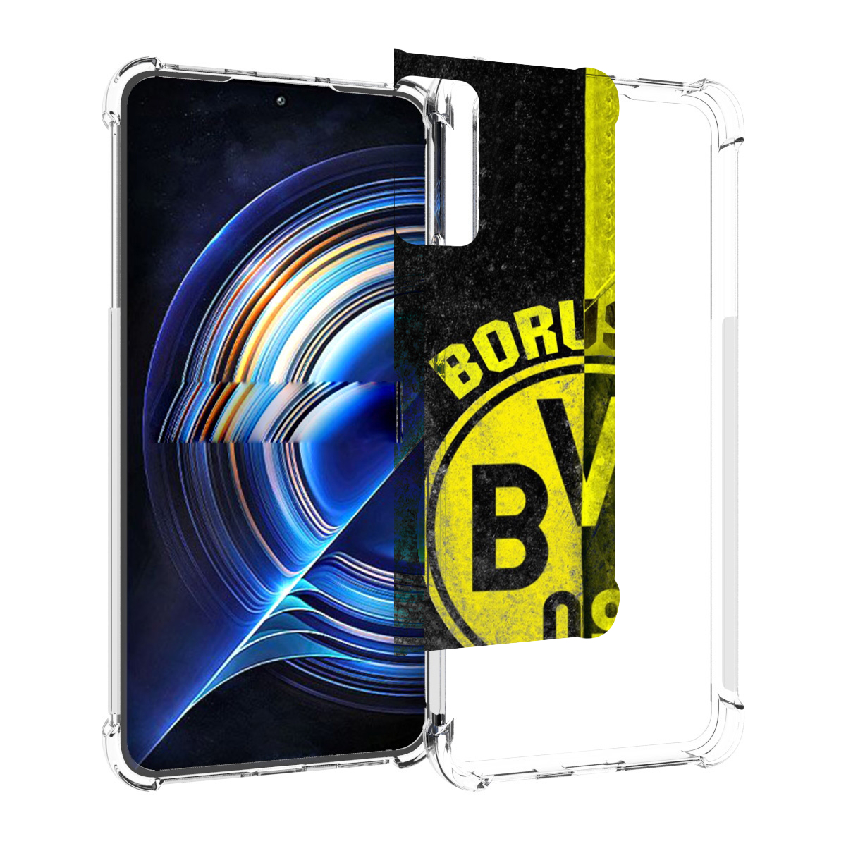 

Чехол MyPads Боруссия мужской для Tecno Camon 19 Neo, Прозрачный, Tocco