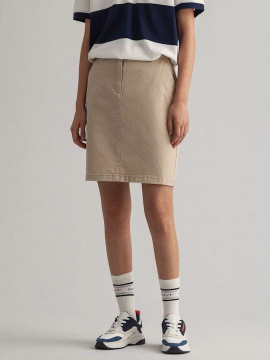 

Юбка женская GANT 4400047 бежевая 34 EU, Бежевый, 4400047