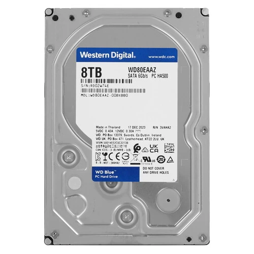 Жесткий диск Western Digital Blue 8 ТБ (WD80EAZZ/WD80EAAZ)