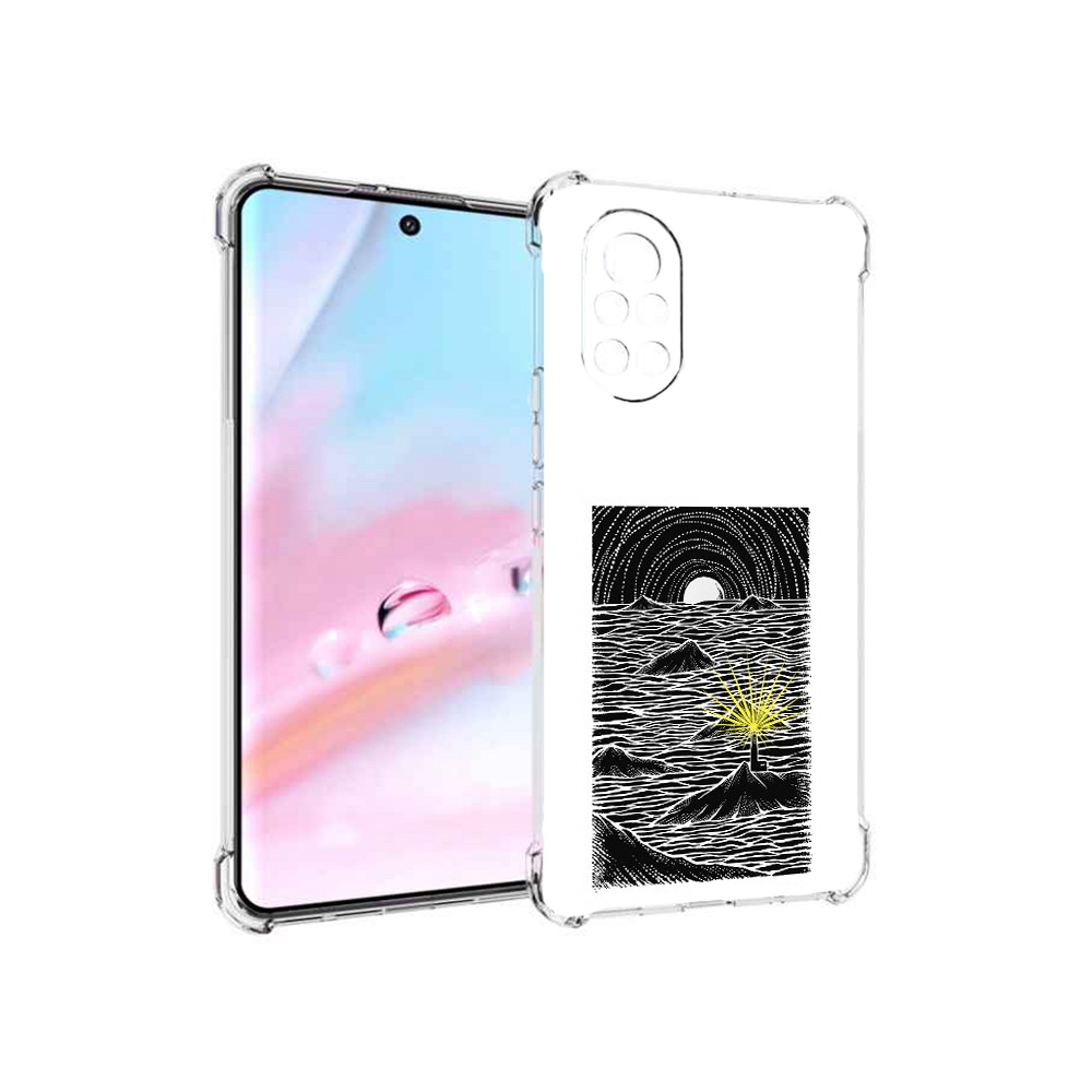 

Чехол MyPads маяк в черно белом море для Huawei Nova 8 (ANG-LX1), Прозрачный, Tocco