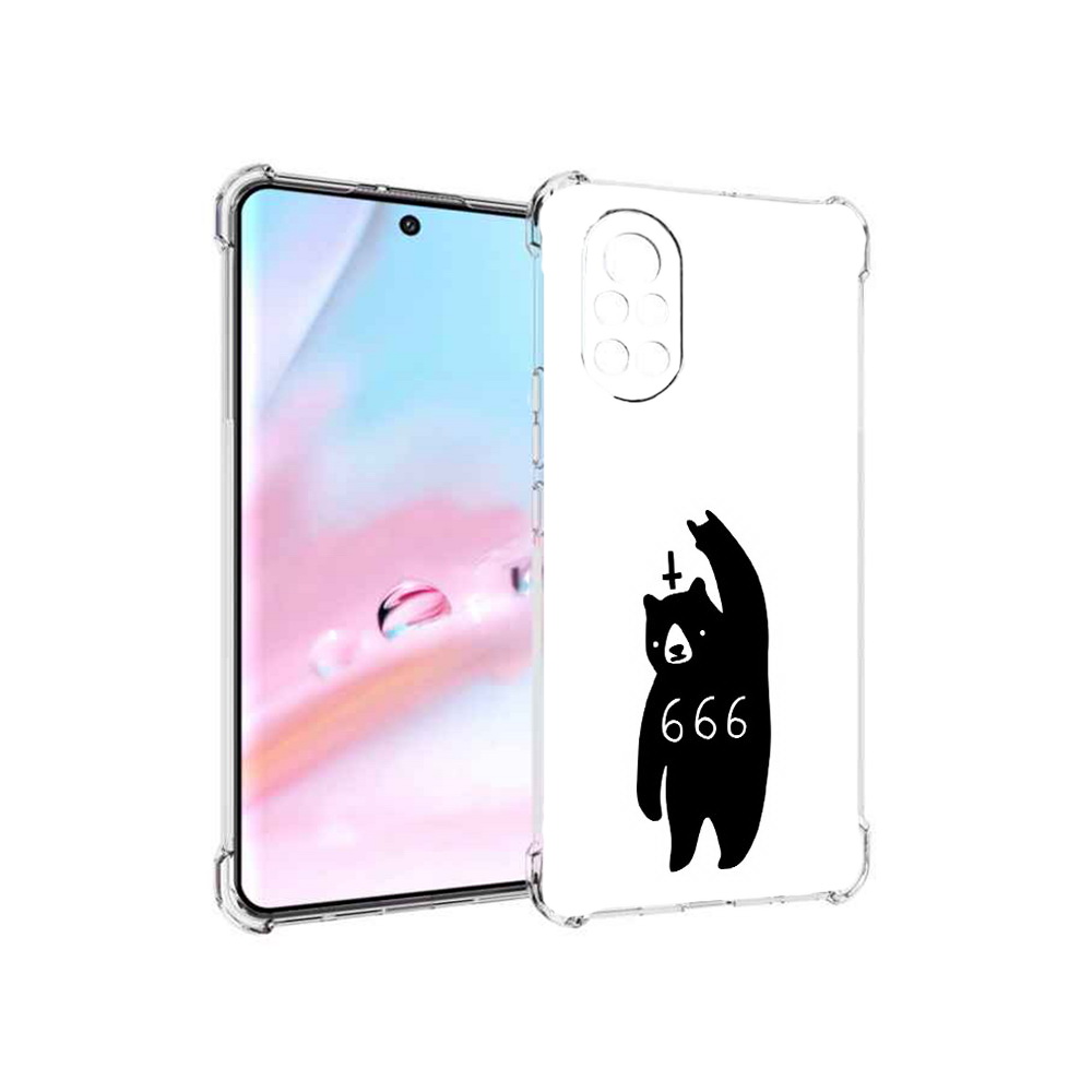 

Чехол MyPads медведь 666 для Huawei Nova 8 (ANG-LX1), Прозрачный, Tocco