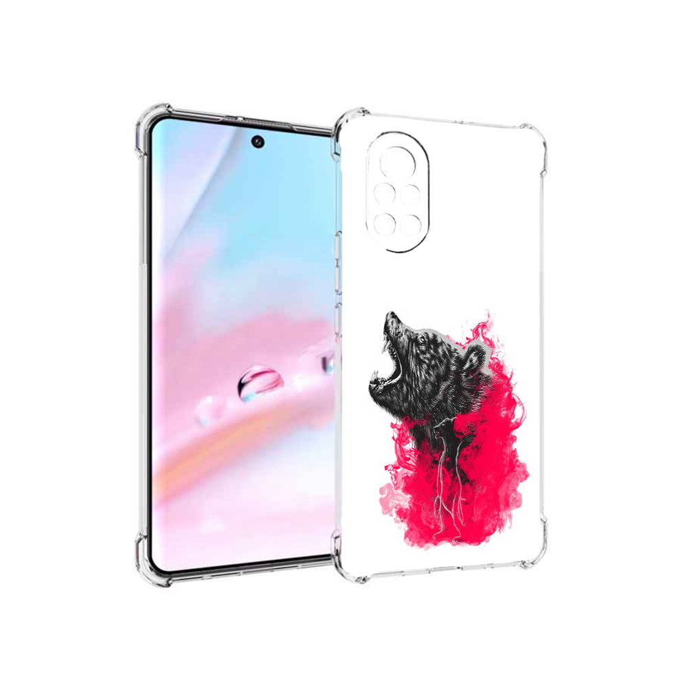 

Чехол MyPads медведь в дымке для Huawei Nova 8 (ANG-LX1), Прозрачный, Tocco
