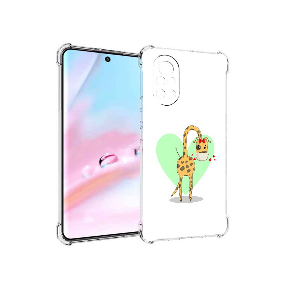 

Чехол MyPads Влюбленный жираф 14 февраля для Huawei Nova 8 (ANG-LX1), Прозрачный, Tocco