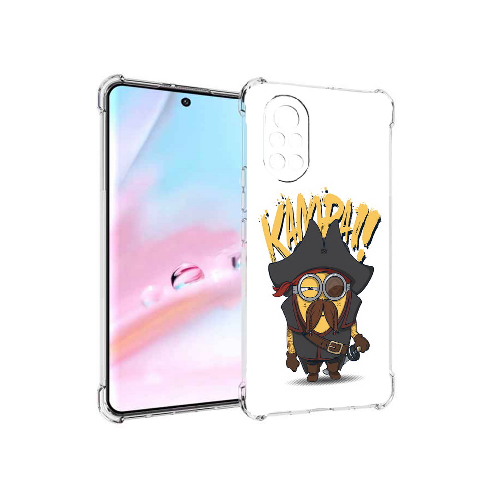 

Чехол MyPads миньон пират для Huawei Nova 8 (ANG-LX1), Прозрачный, Tocco