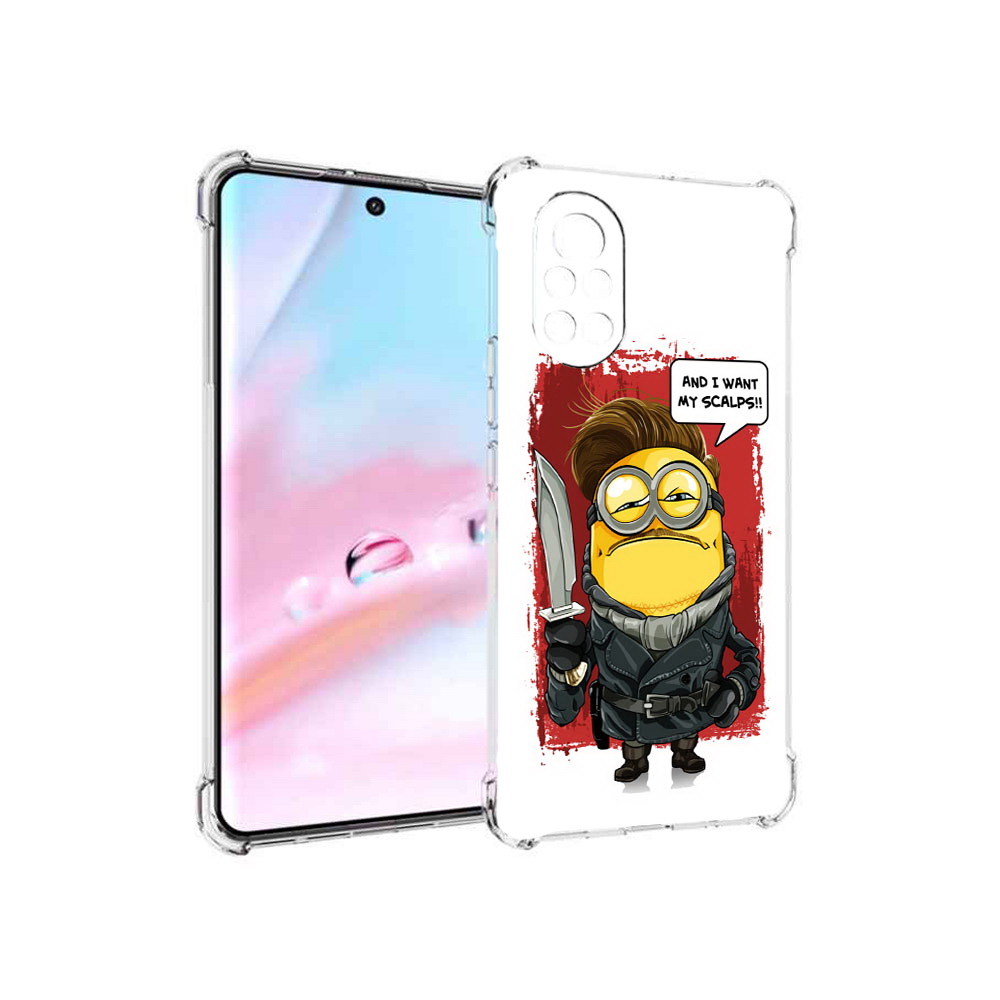 

Чехол MyPads миньон убийца для Huawei Nova 8 (ANG-LX1), Прозрачный, Tocco