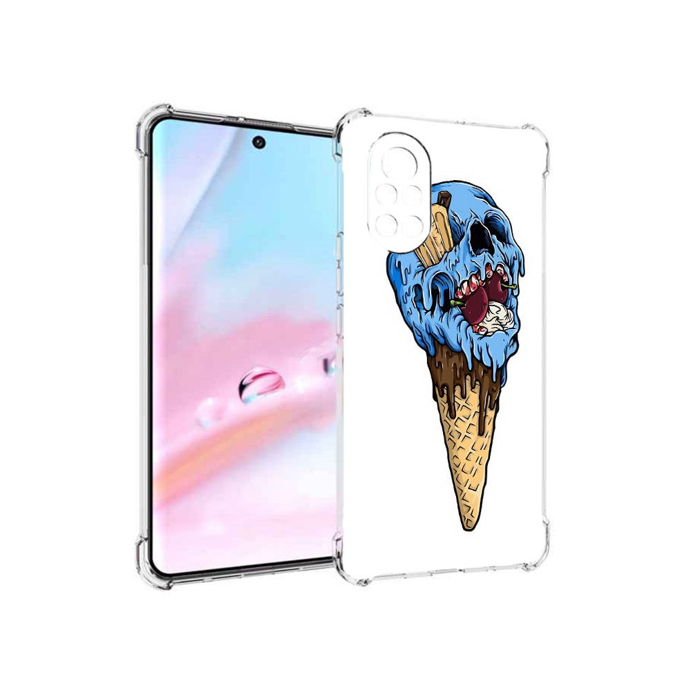 

Чехол MyPads мороженное череп для Huawei Nova 8 (ANG-LX1), Прозрачный, Tocco