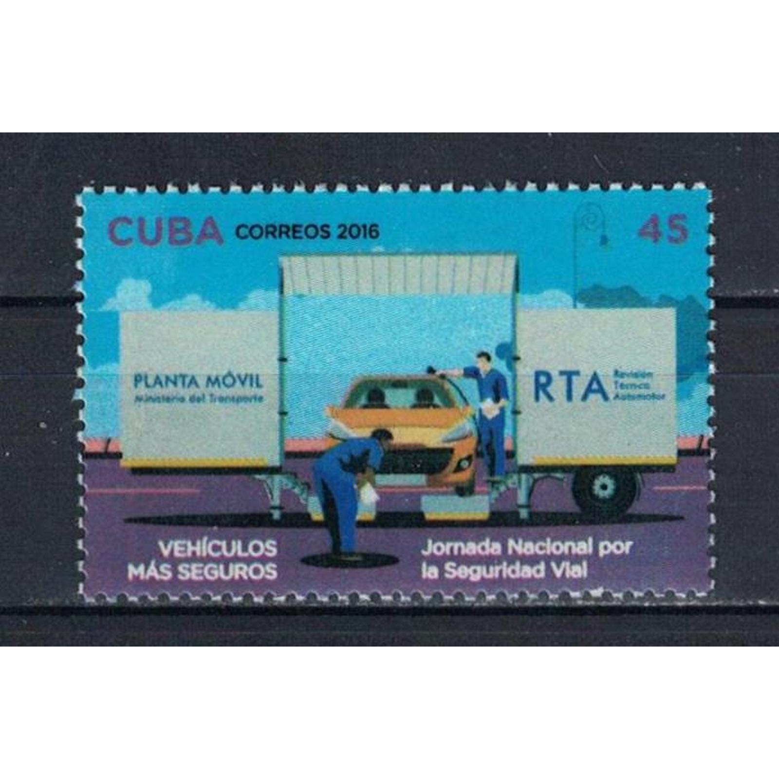 

Почтовые марки Куба Автомастерская Автомобили
