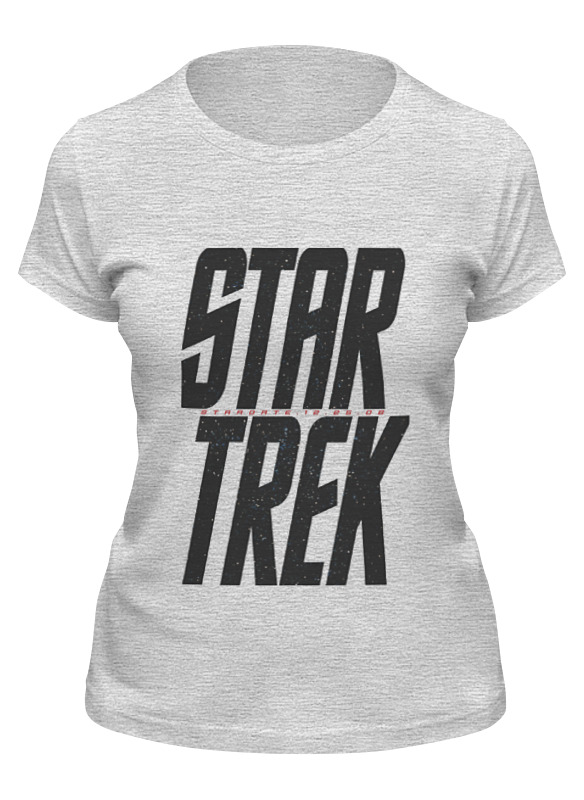

Футболка женская Printio Star trek / звездный путь серая M, Серый, Star trek / звездный путь