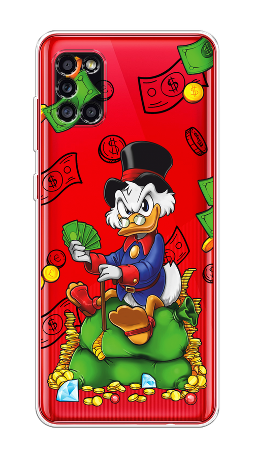 

Чехол на Samsung Galaxy A31 "Scrooge Richness", Черный;синий;зеленый, 2100350-1