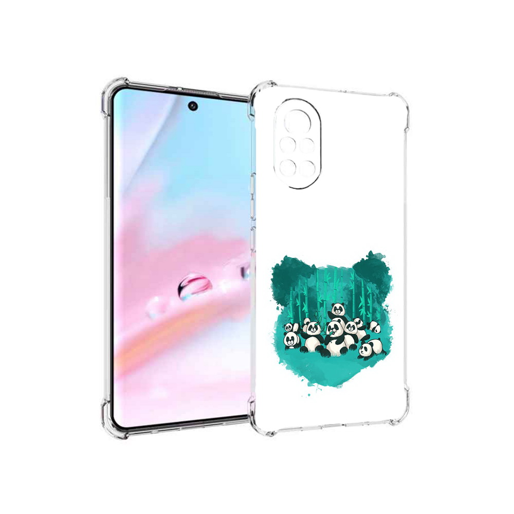 

Чехол MyPads нарисованные панды для Huawei Nova 8 (ANG-LX1), Прозрачный, Tocco