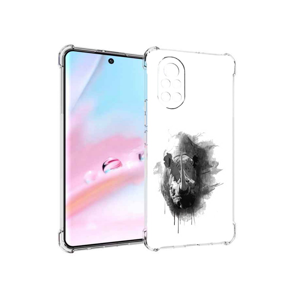 

Чехол MyPads носорог для Huawei Nova 8 (ANG-LX1), Прозрачный, Tocco
