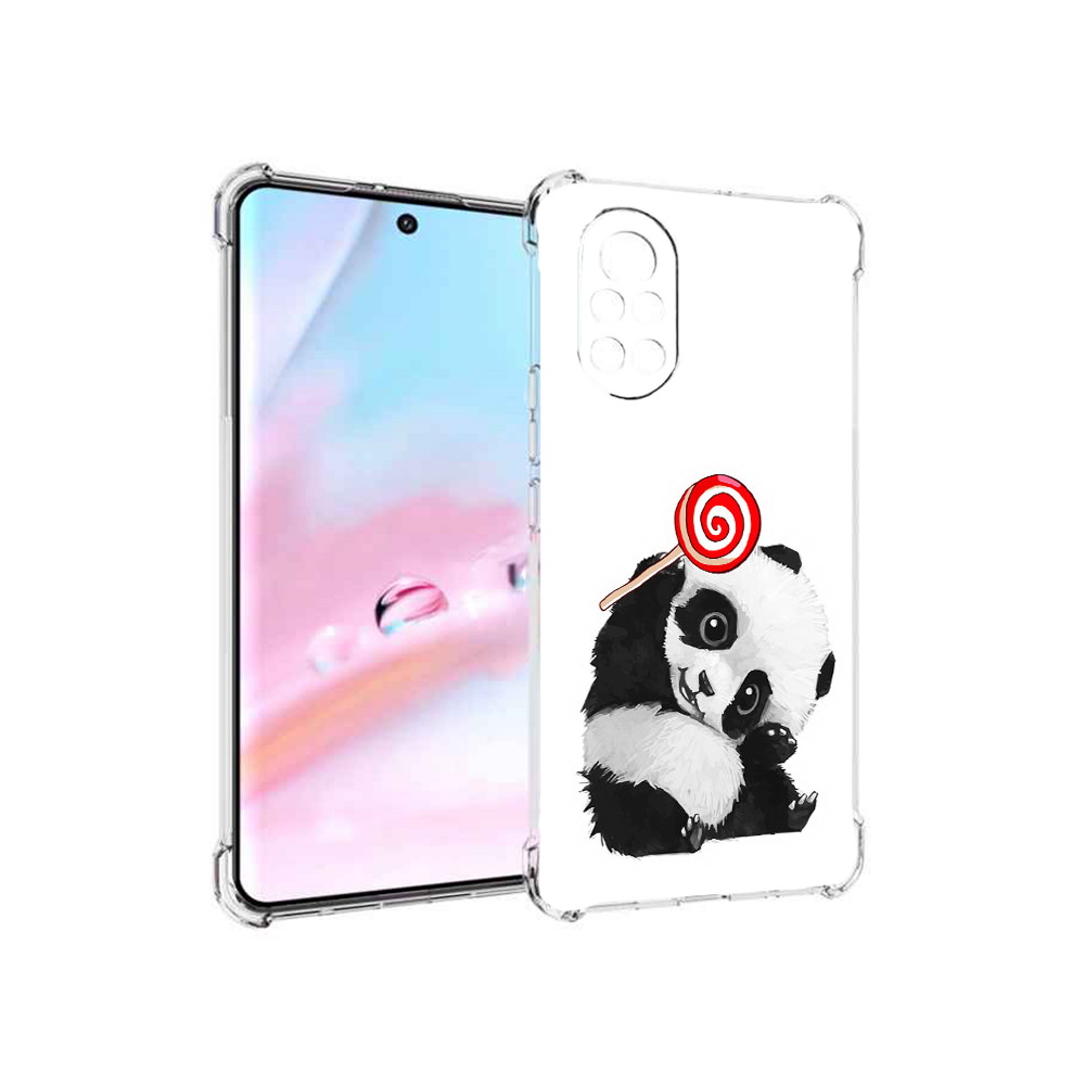 

Чехол MyPads панда с леденцом для Huawei Nova 8 (ANG-LX1), Прозрачный, Tocco