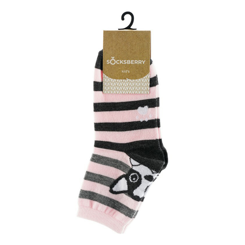 Носки детские Socksberry, бульдог на розовом, р. 20