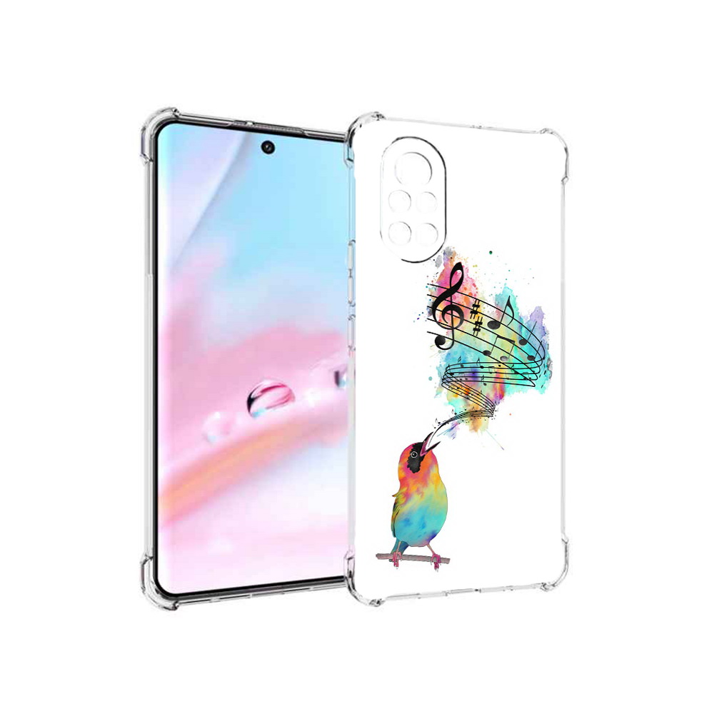 

Чехол MyPads певчая птичка для Huawei Nova 8 (ANG-LX1), Прозрачный, Tocco
