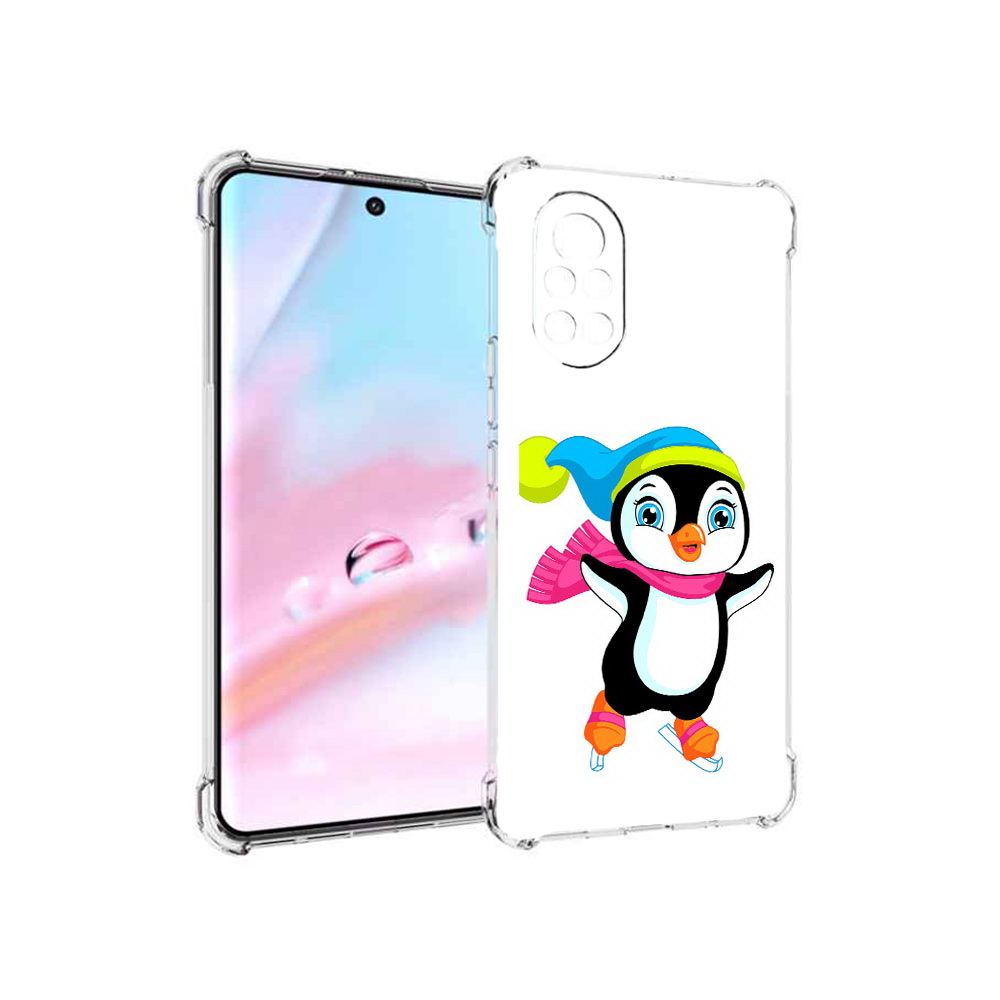

Чехол MyPads пингвин на коньках для Huawei Nova 8 (ANG-LX1), Прозрачный, Tocco