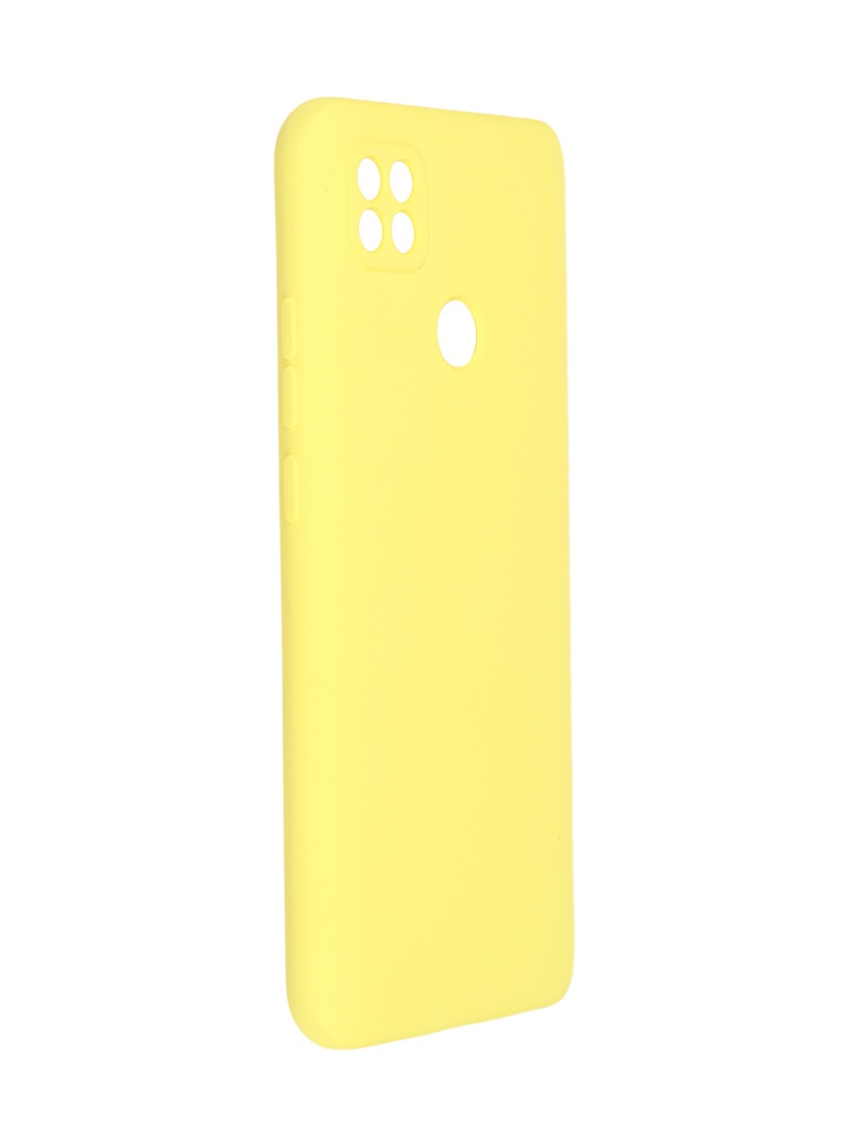 фото Чехол pero для xiaomi redmi 9c liquid silicone yellow pcls-0078-yw