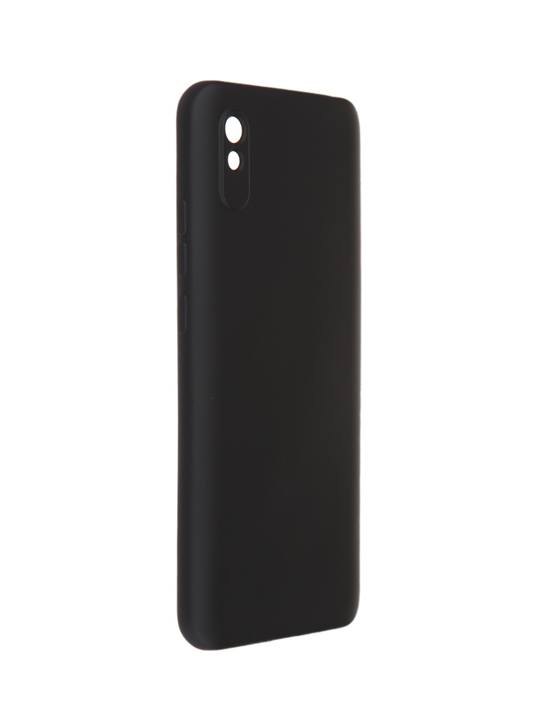 фото Чехол pero для xiaomi redmi 9a liquid silicone black pcls-0077-bk