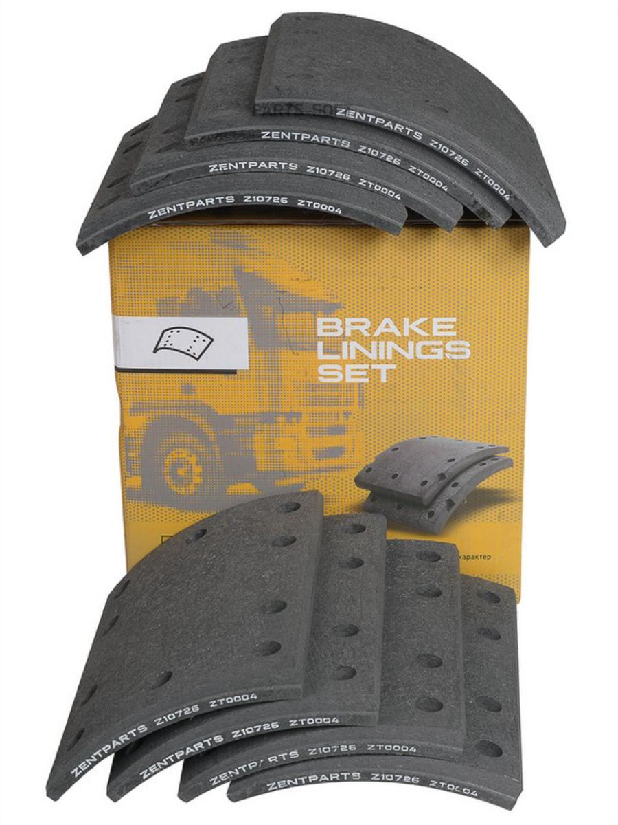 

ZENTPARTS Z10726 Z10726_накладки торм. с ЗАКЛЕПК. STD 19604 15.6-8.0 (311x190)(93685 L10