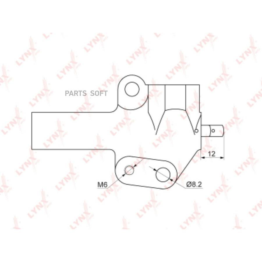 

Натяжитель ГРМ MITSUBISHI GALANT V 2.0 92-96 / L200 2.4 96-07 / L300 2.0 94-00 / L400 2.0-