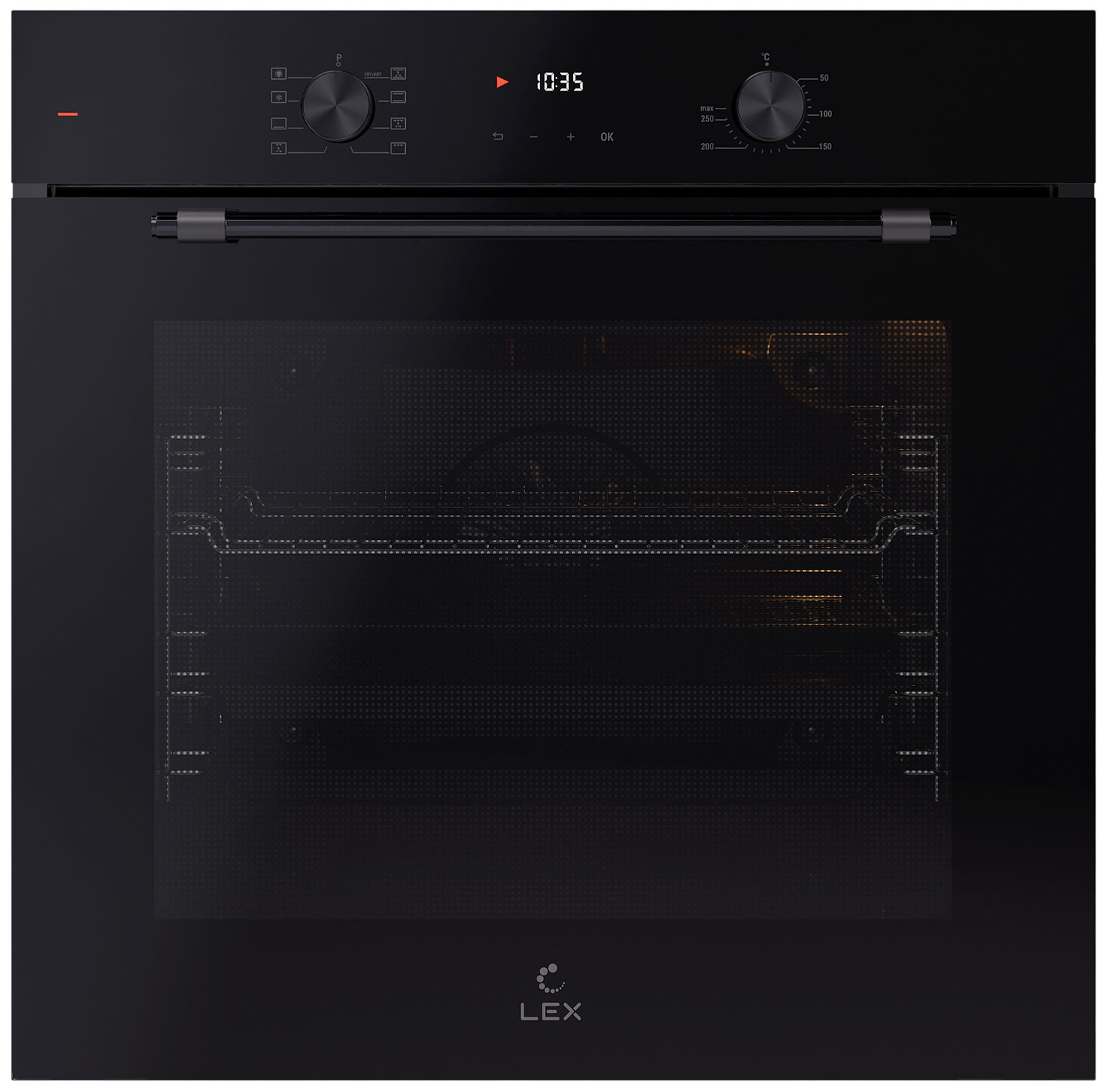 

Встраиваемый электрический духовой шкаф LEX EDP 680 черный, EDP 680