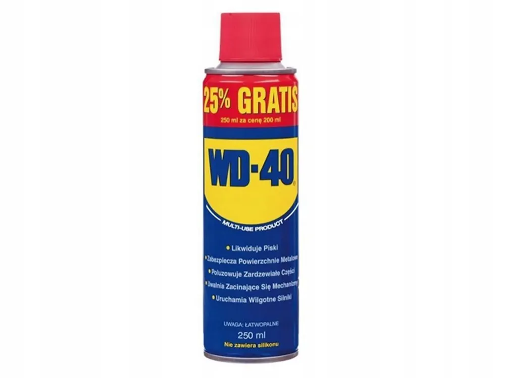 

Смазка для автомобиля WD-40 универсальная, WD0001/3, 250 мл, WD-40