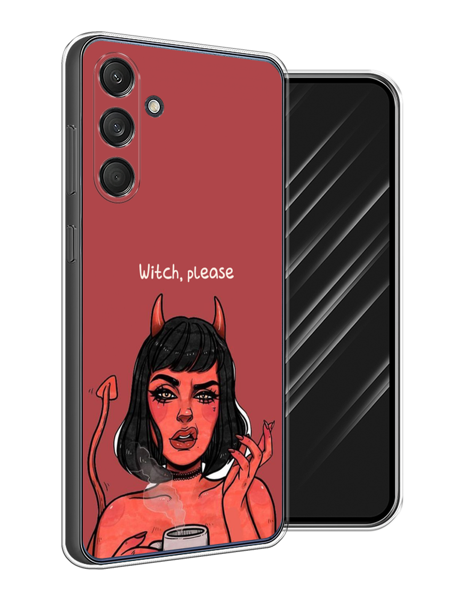 

Чехол Awog на Samsung Galaxy M55 "Evil Girl", Бордовый;черный, 2109650-1