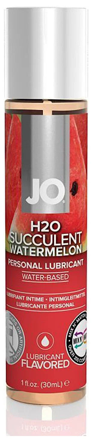 

Съедобный лубрикант для орального секса System JO Арбуз (Watermelon) 30 мл, H2O Water Based Flavored