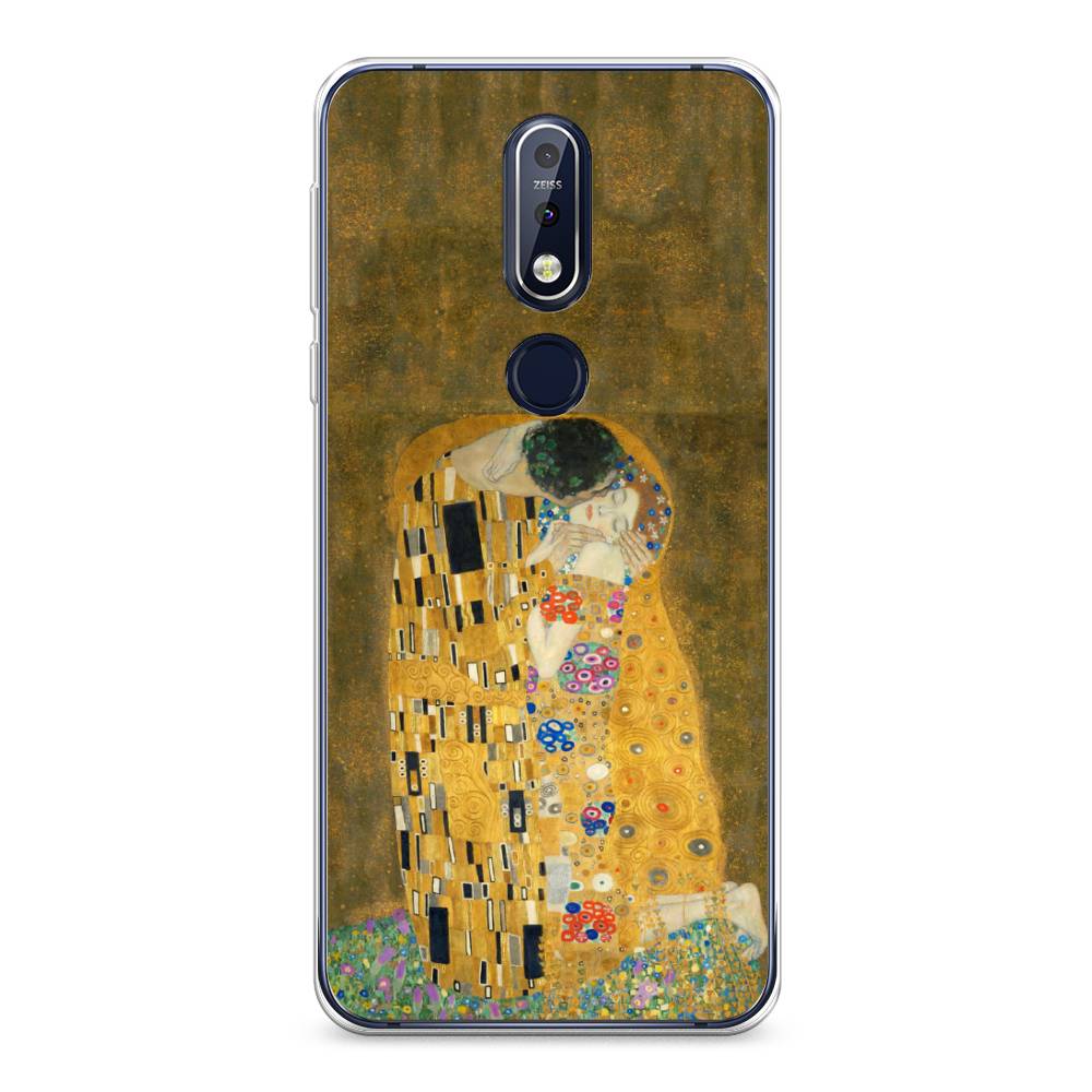 

Чехол Awog на Nokia 7.1 / Нокиа 7.1 "Поцелуй Гюстава Климта", Желтый;коричневый, 122050-9