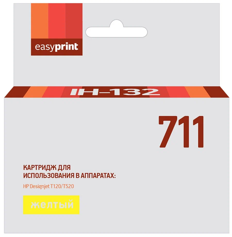 

Картридж для лазерного принтера EasyPrint (IH-132) желтый, совместимый