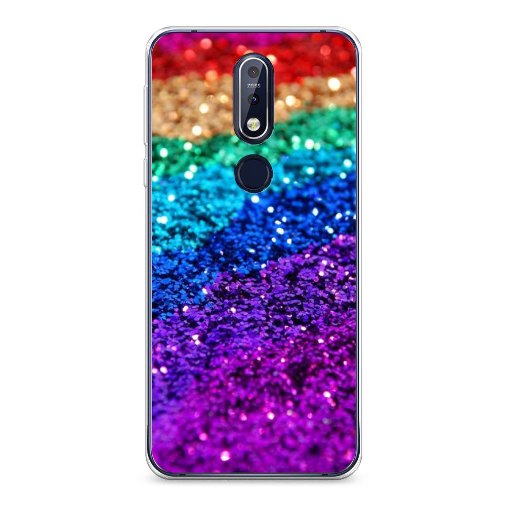 

Чехол Awog на Nokia 7.1 / Нокиа 7.1 "Блестящая радуга рисунок", 122050-3