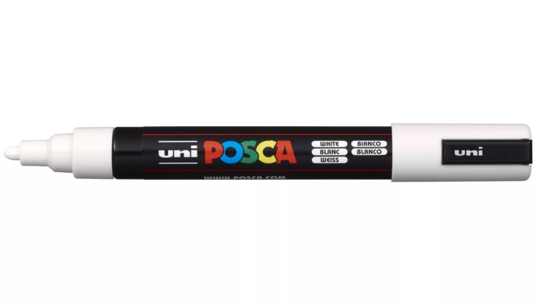 Маркер Uni Posca 1M 0.7мм 100028044172 белый