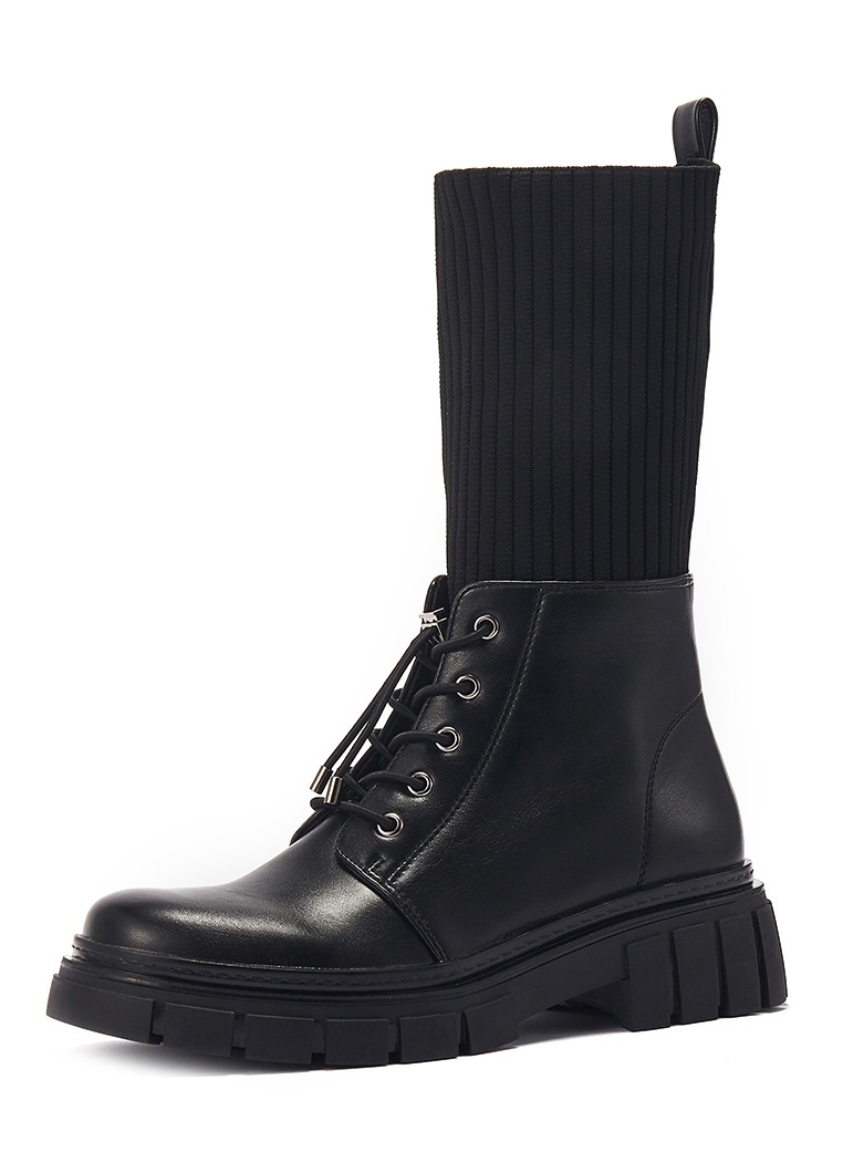 

Полусапоги женские T.Taccardi JX24AW-355 черные 38 RU, Черный, JX24AW-355