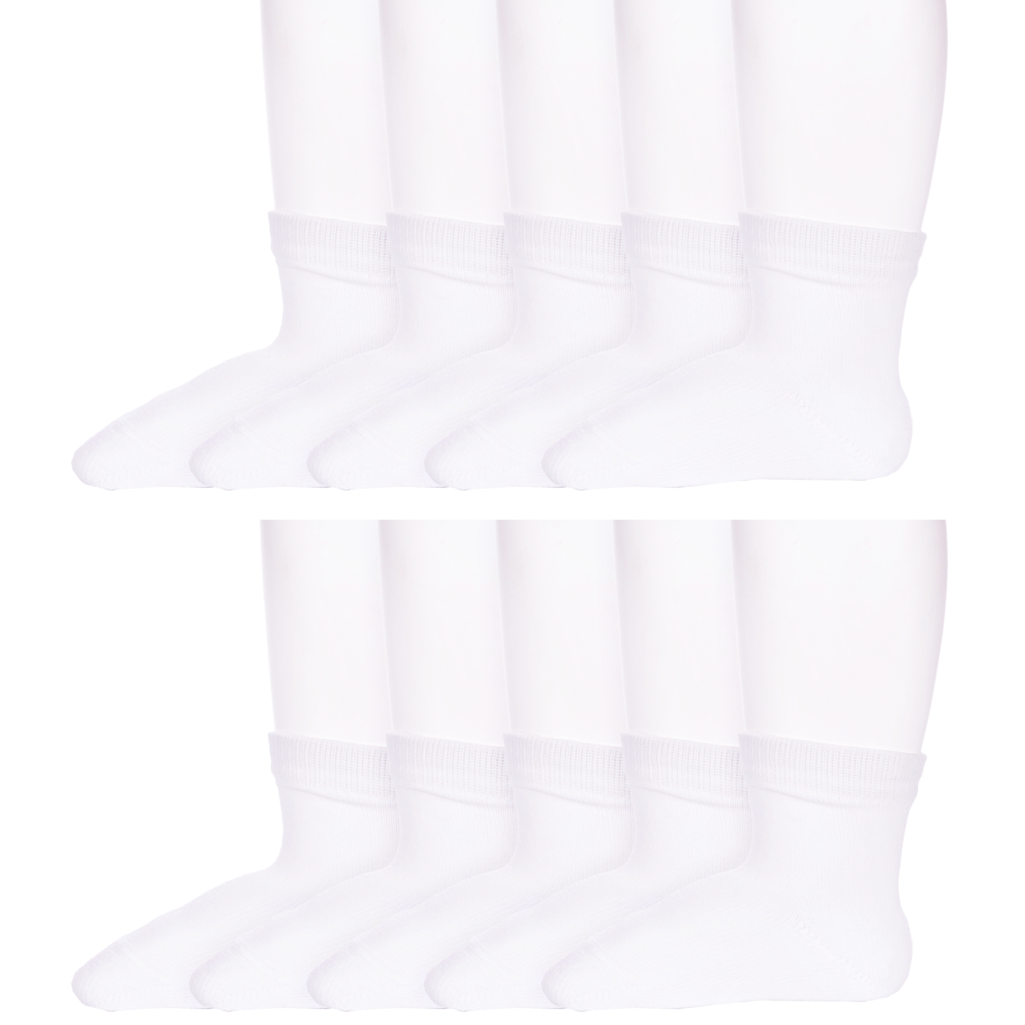 Носки детские LorenzLine 10-Л7, белые, 6-8