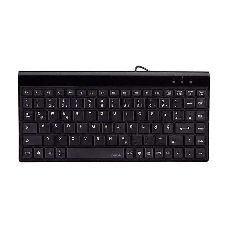 

Мини клавиатура Hama SLIMLINE SL720 Black (R1050449), SLIMLINE SL720