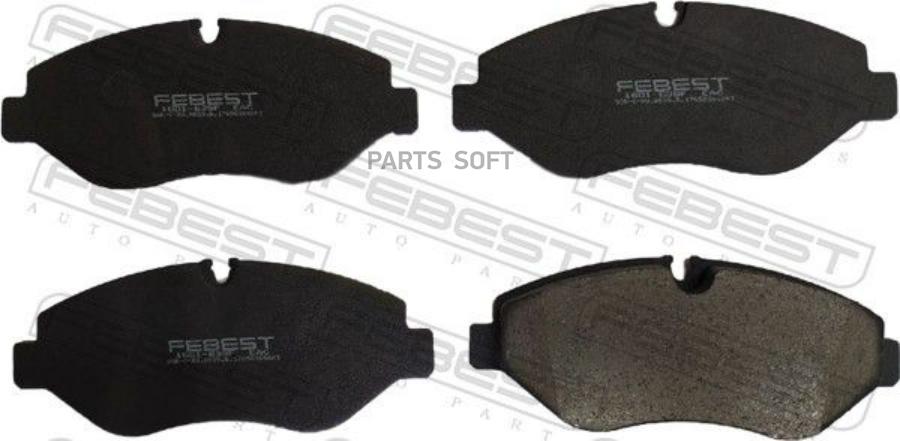 

Тормозные колодки FEBEST передние 1601-639F