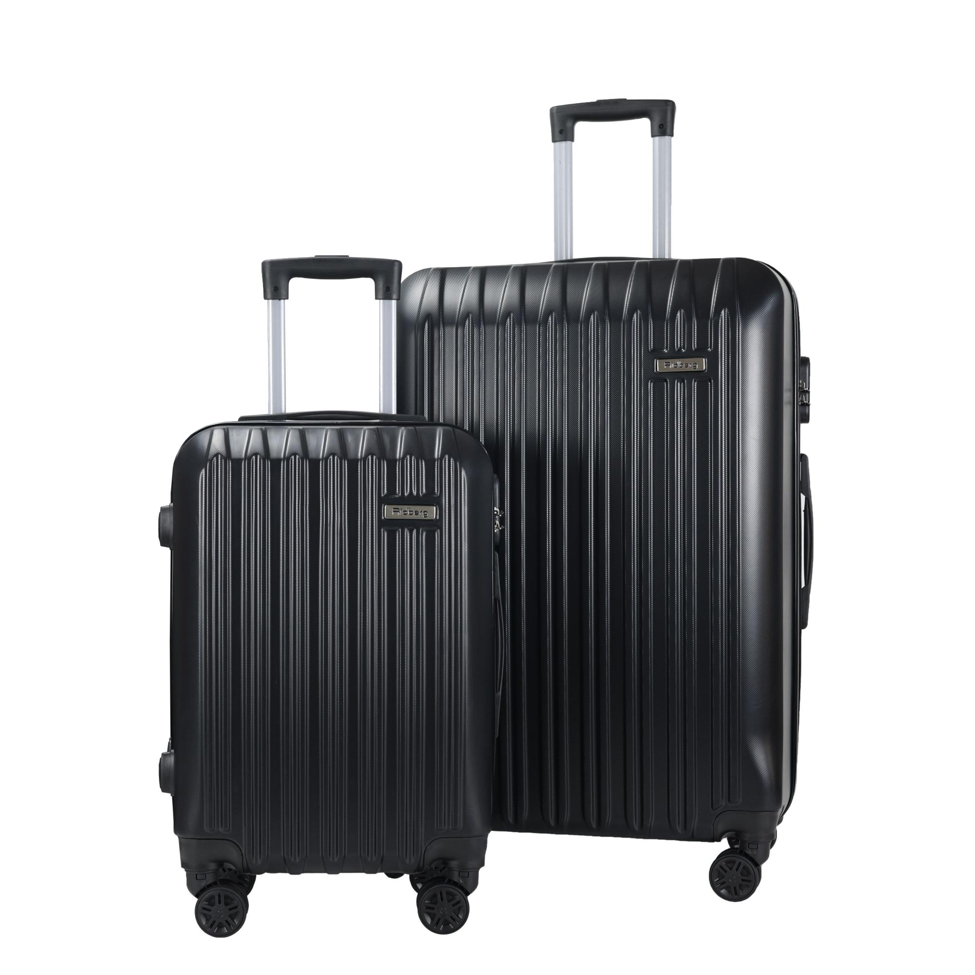 Комплект чемоданов унисекс RIDBERG Discover Black S/L