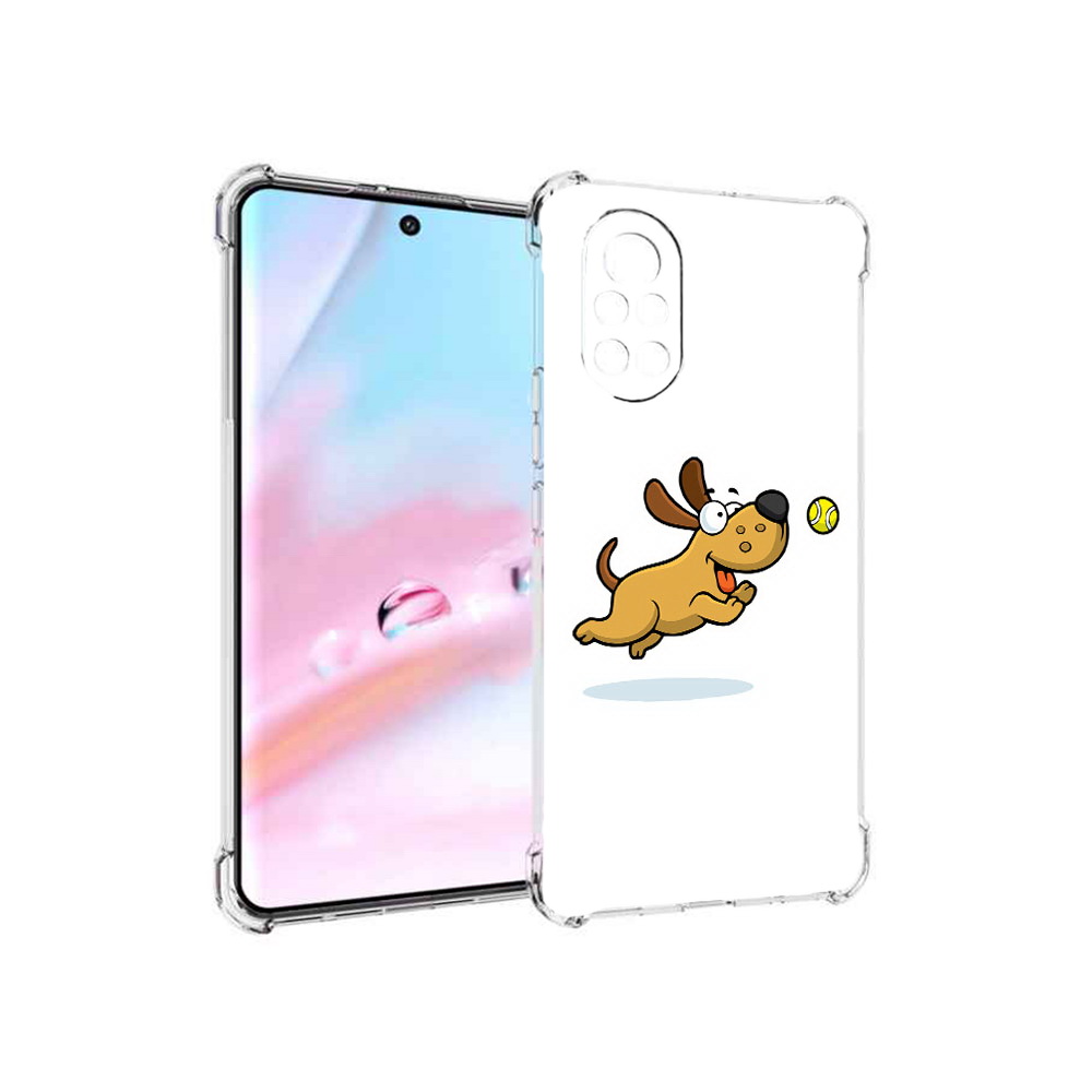 

Чехол MyPads пёсик для Huawei Nova 8 (ANG-LX1), Прозрачный, Tocco